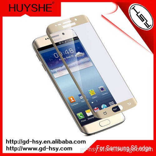 New arrivals Premium Tempered Glass For Samsung s6 edge, high clear 0.33mm glass screen protector for samsung s6 edge